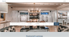 Desktop Screenshot of okcmetrohomefinder.com